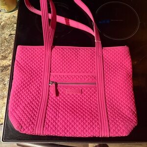 Vera Bradley Fuchsia Quilted Tote